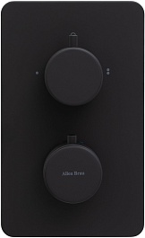 Allen Brau Смеситель для ванны Priority 5.31213-31 (с внутренней частью, 2 выхода) черный матовый – фотография-3